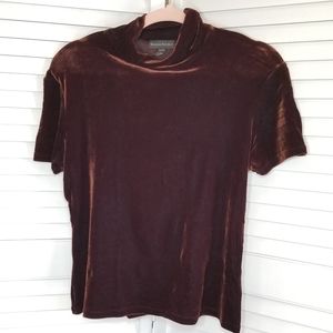 Banana Republic Mock Turtleneck Short Sleeve